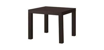 Beistelltisch Schwarzbraun
